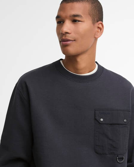 Barbour Sweatshirt Pitt Dark Navy
