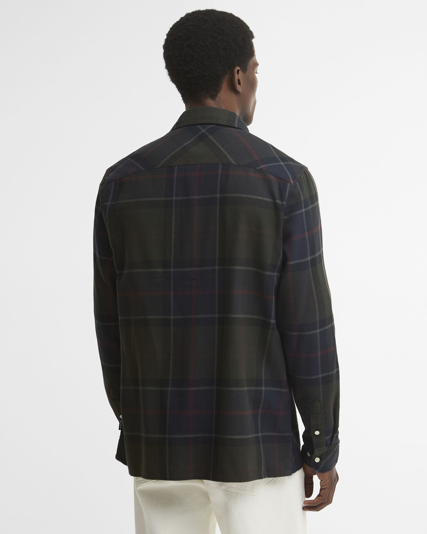 Bourne Tartan Relaxed Long-Sleeved Shirt Shadow Classic Tartan