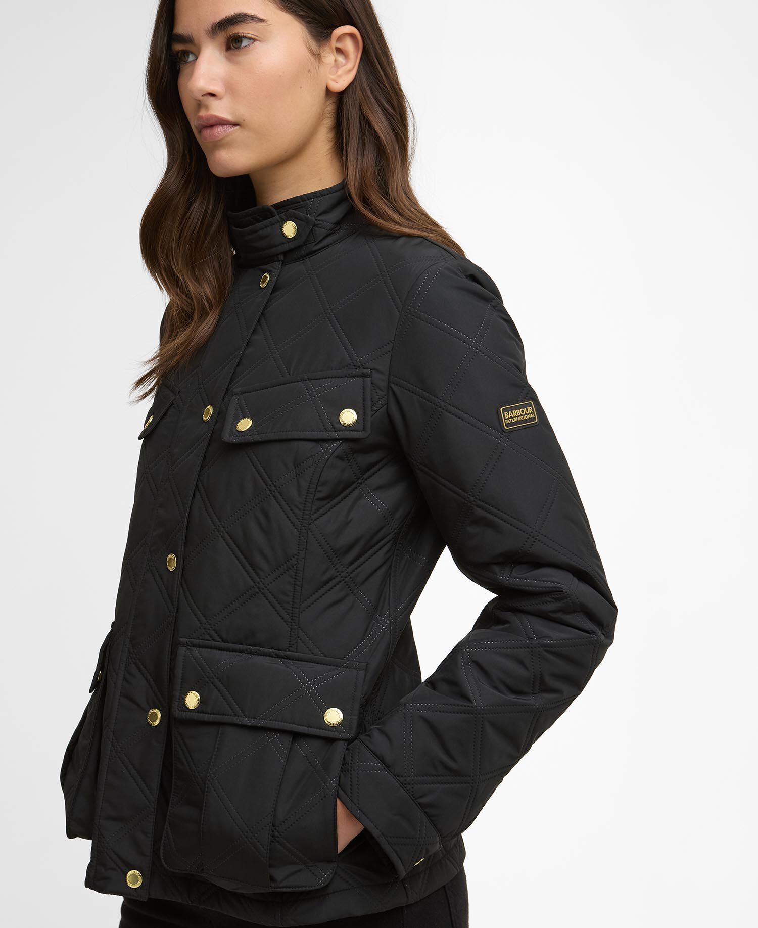 Steppjacke Halsey Black/Black