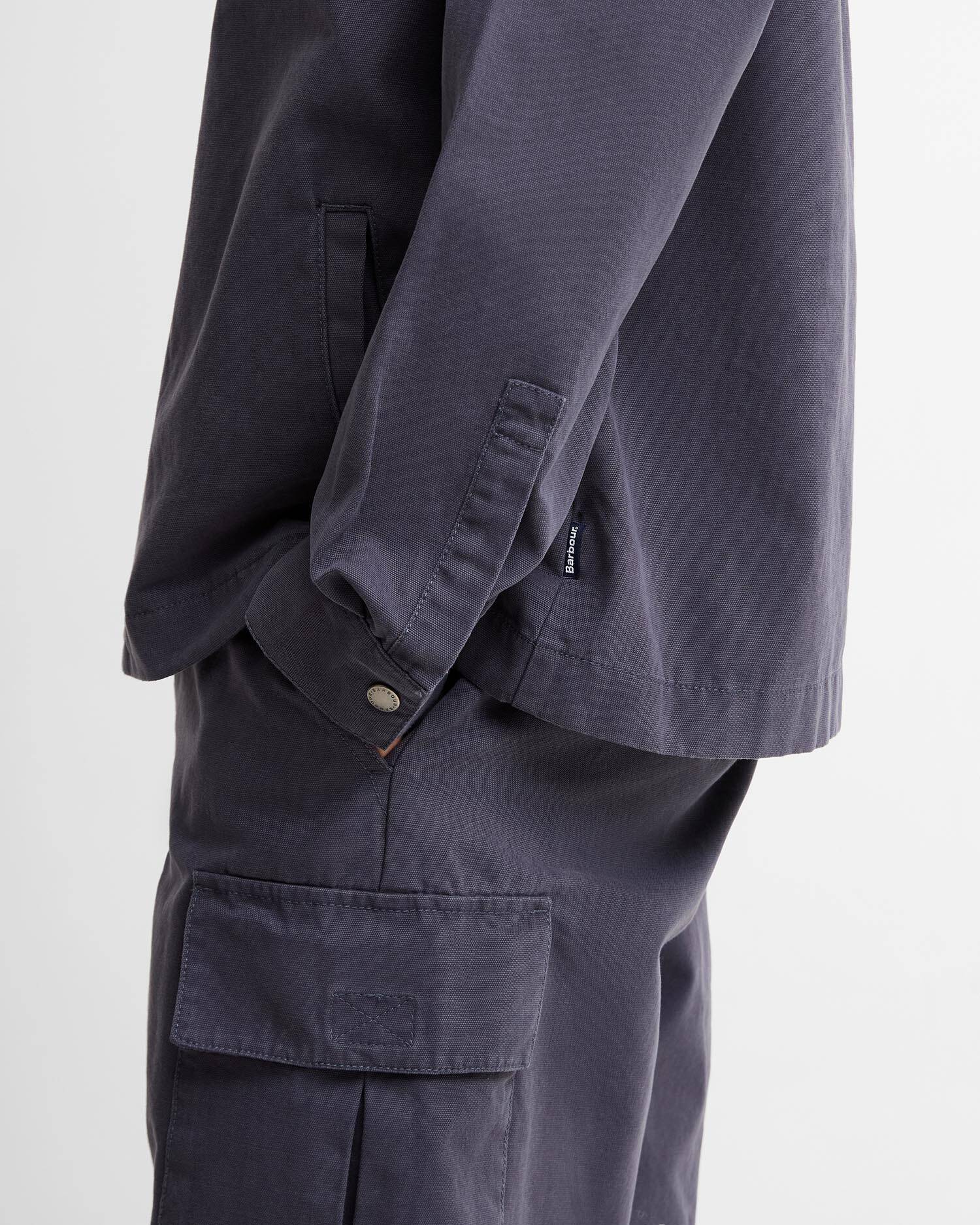 Overshirt Wetheral Twill Washed Navy image number 4