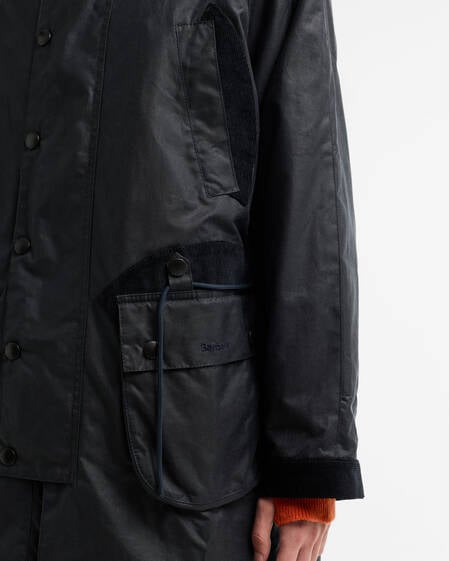 Barbour x Norbit Wachsmantel Navy