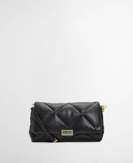 Soft Quilted Crossbody Bag Black