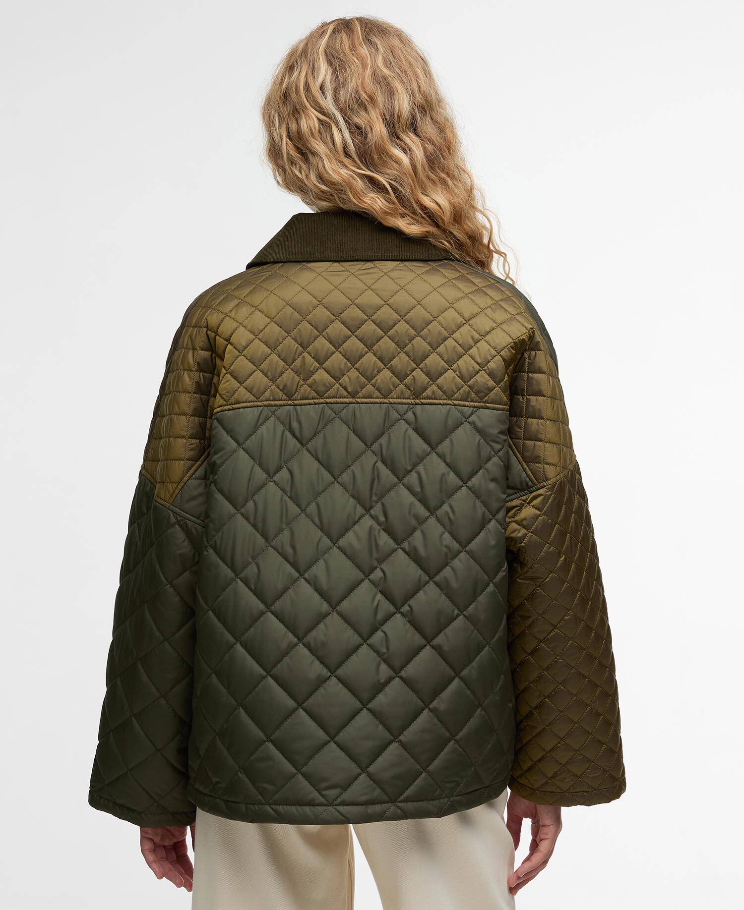 Steppjacke Danby Golden Olive/Olive/Ancient Tartan image number 2