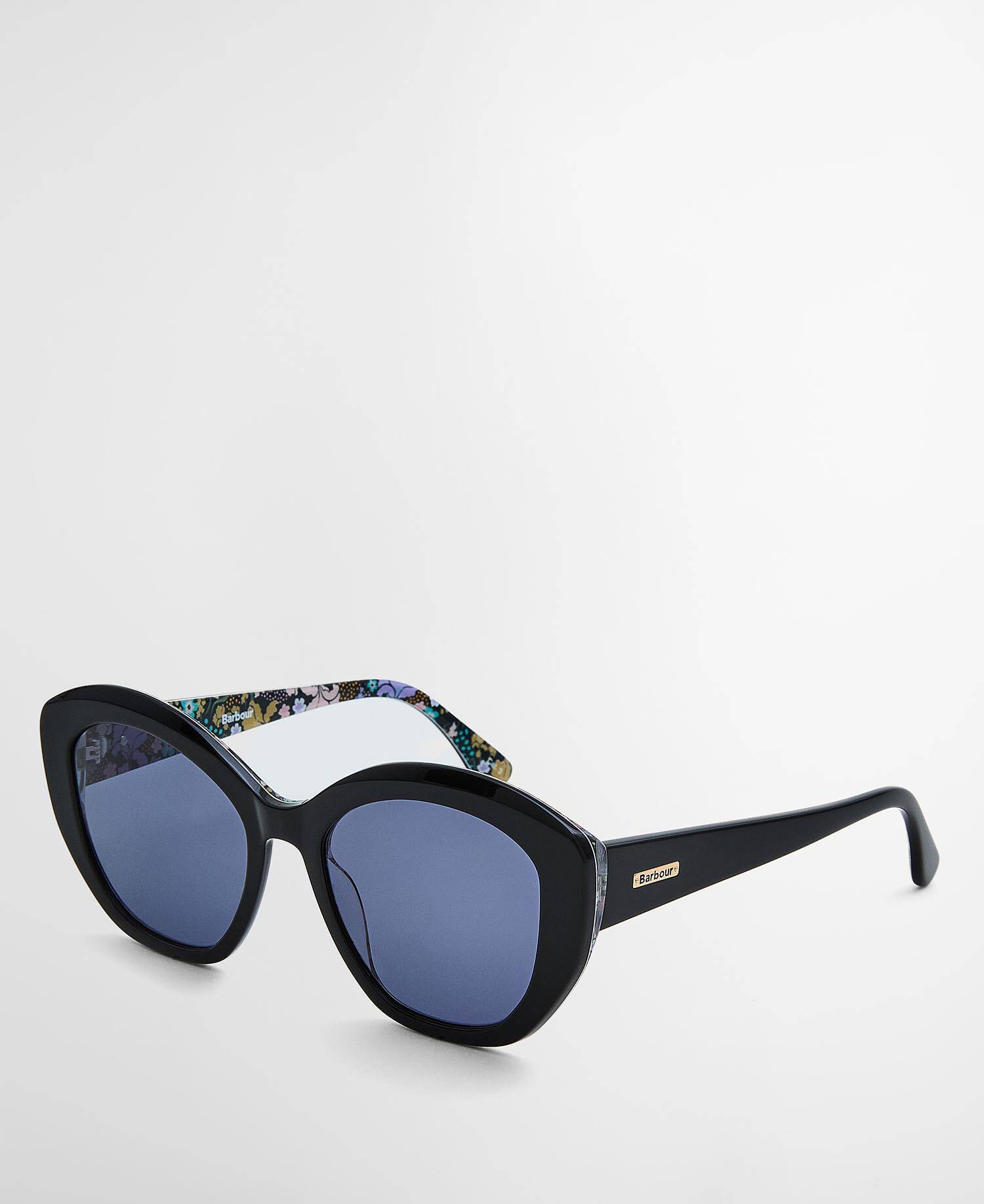 Cat-Eye Sunglasses c1 Black image number 1