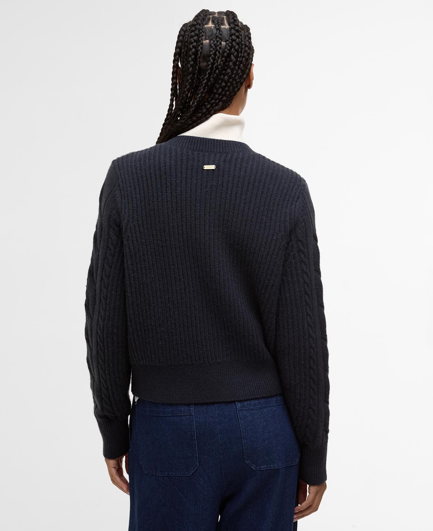 Cardigan Elina Rundhalsausschnitt Dark Navy