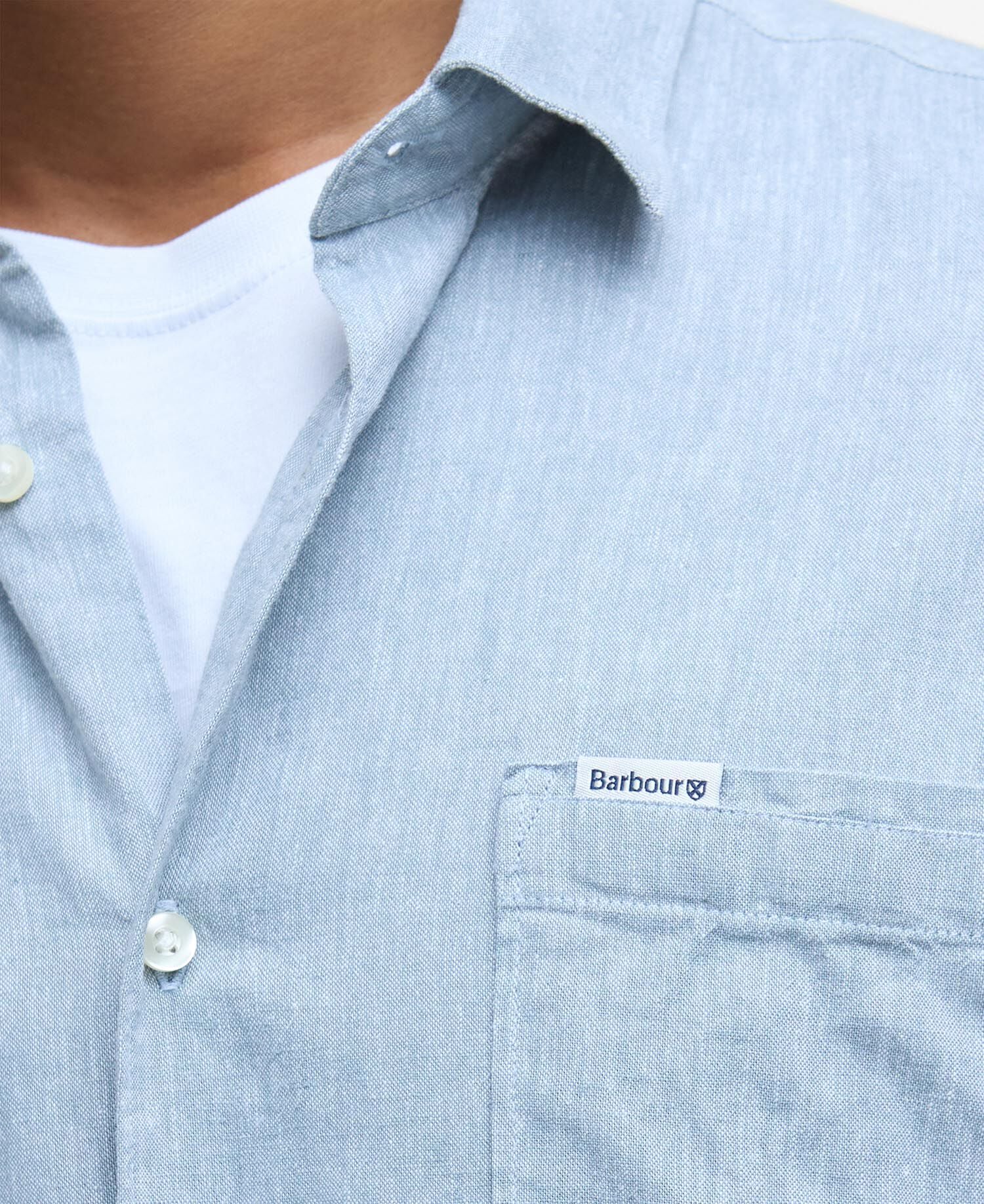 Nelson Regular Short-Sleeved Shirt Lead