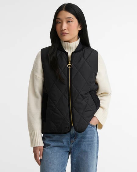 Barbour Weste Glendyn Black/Ancient