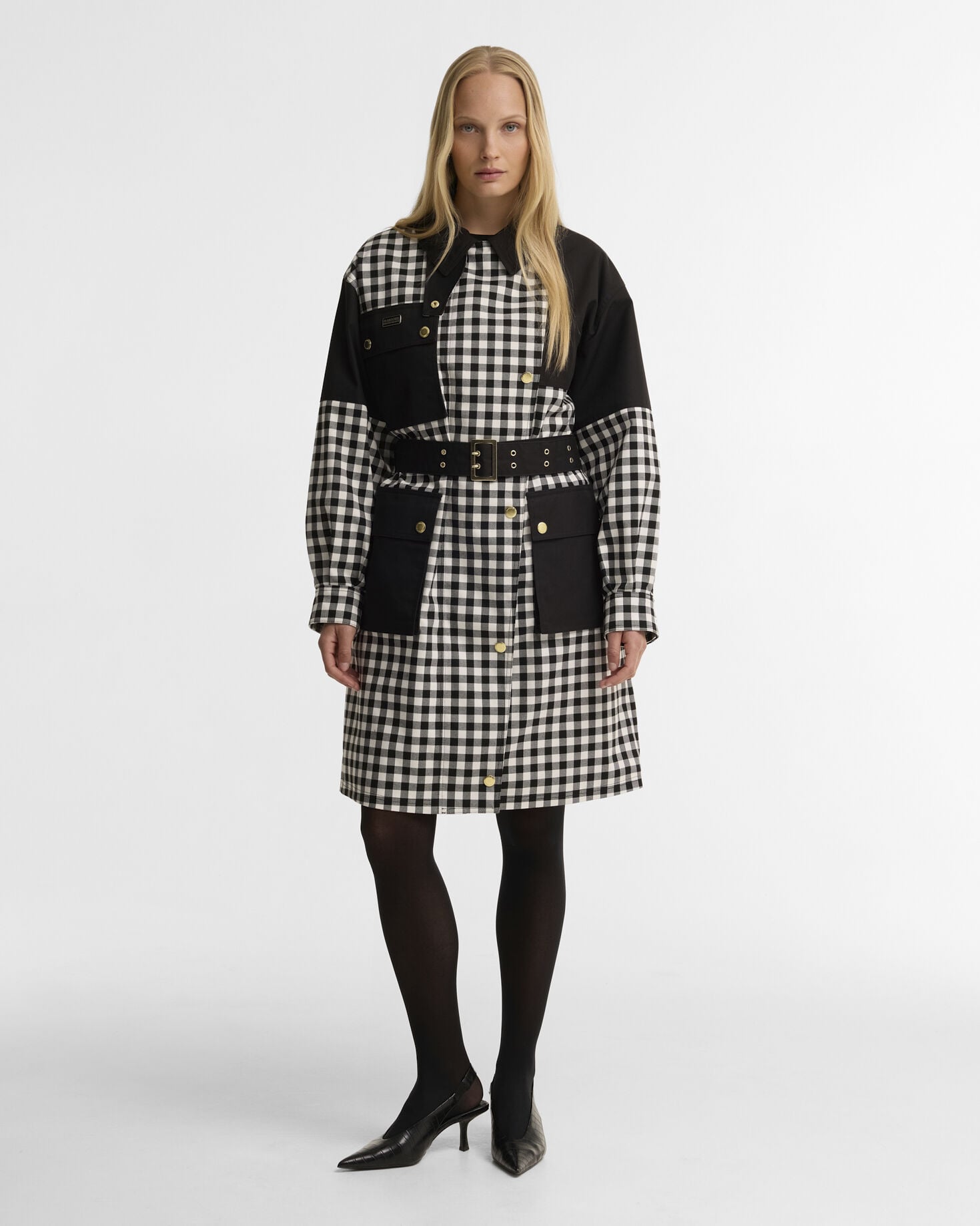 Jacke Gea Gingham Showerproof Northumberland Check/Black