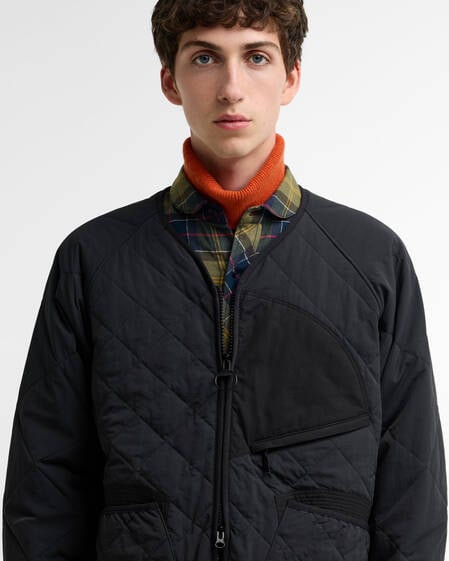 Barbour x Norbit Steppjacke Black