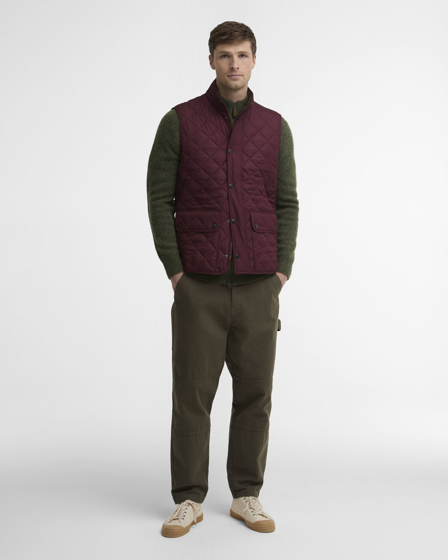 Lowerdale Gilet Bordeaux