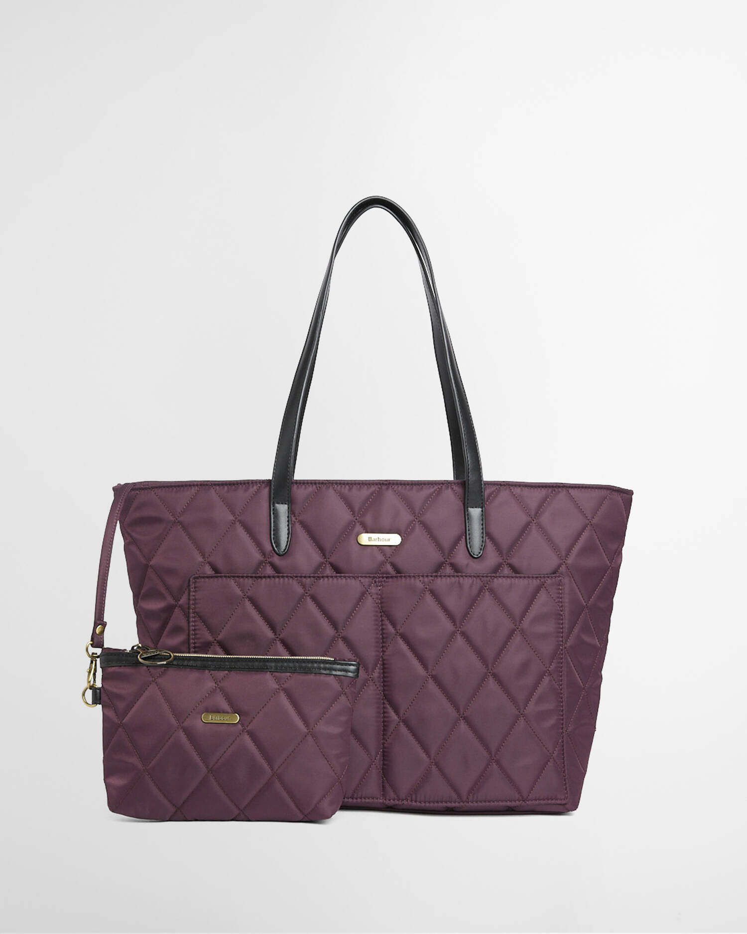 Quilted Tote Bag Fig image number 0