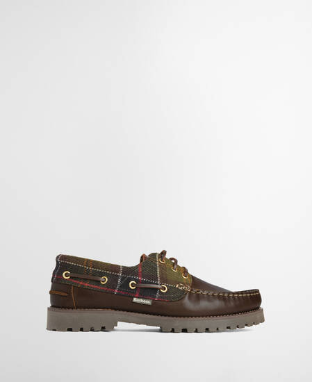 Re-Engineered Deck Boat Shoes Brown/Classic Tartan