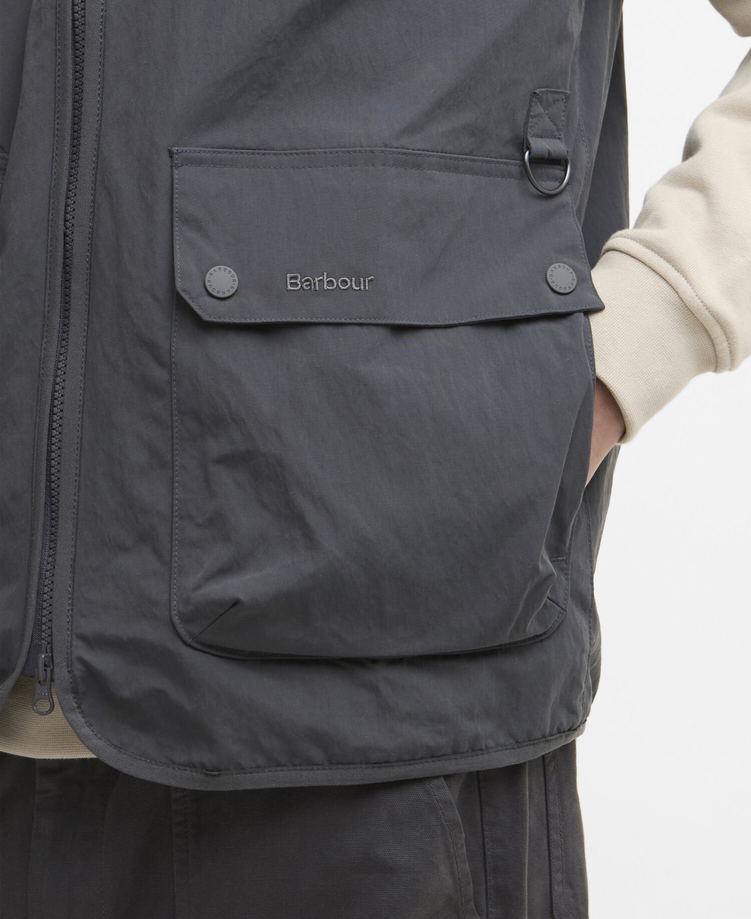 Re-Engineered Flyweight Gilet Asphalt