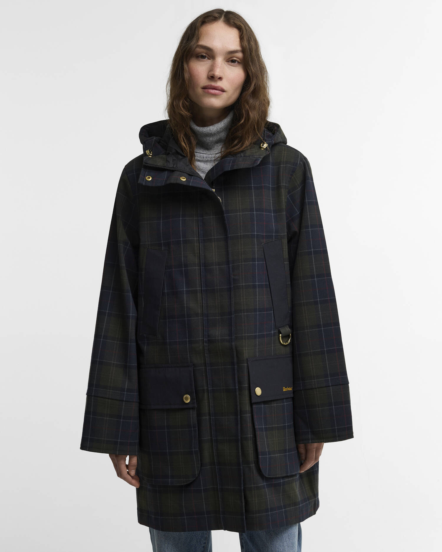 Rotsea Checked Waterproof Jacket Shadow Classic Tartan image number 0