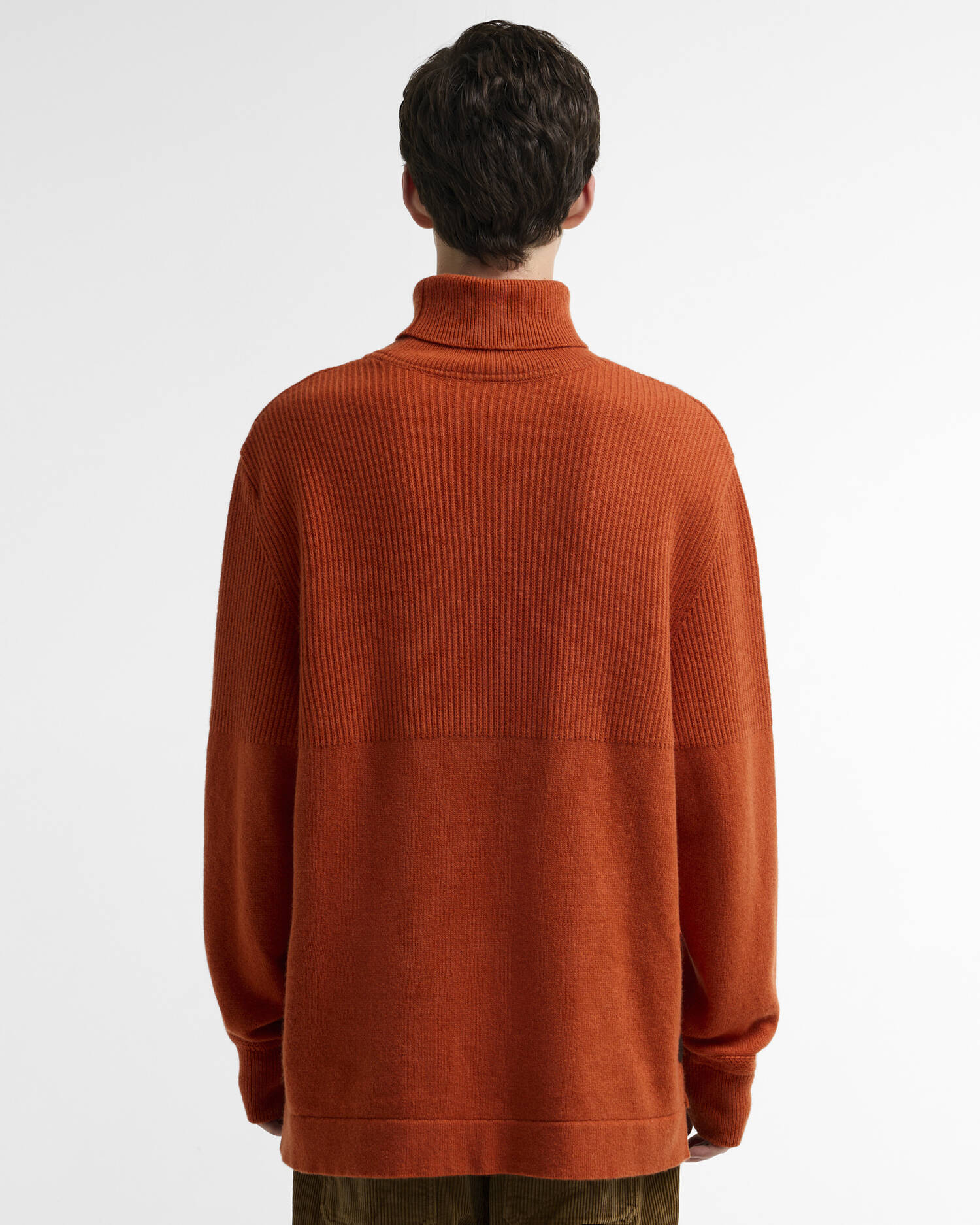 Barbour x Norbit Rollneck Wool Jumper Olive image number 2