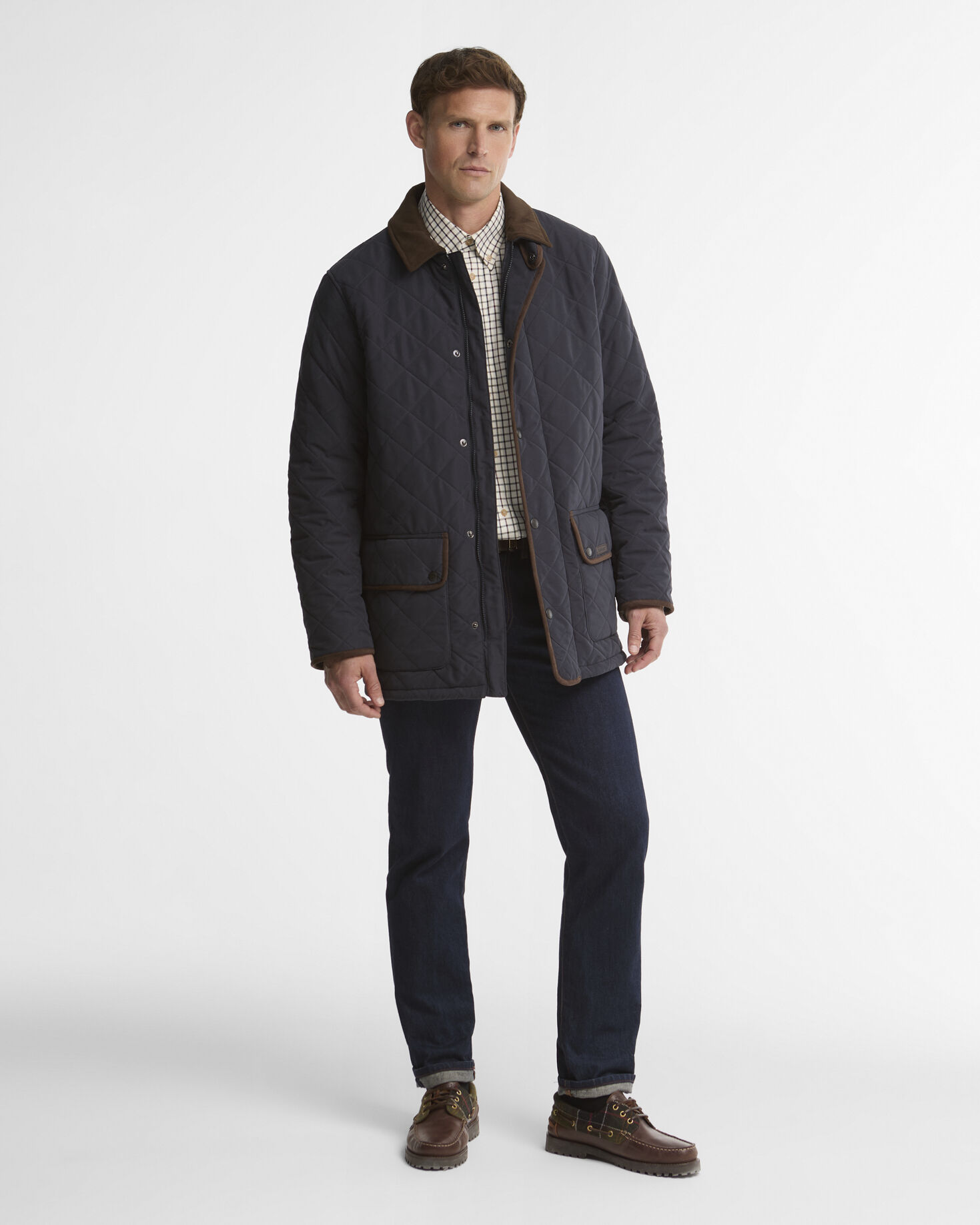 Barbour Steppjacke Thursby Dark Navy