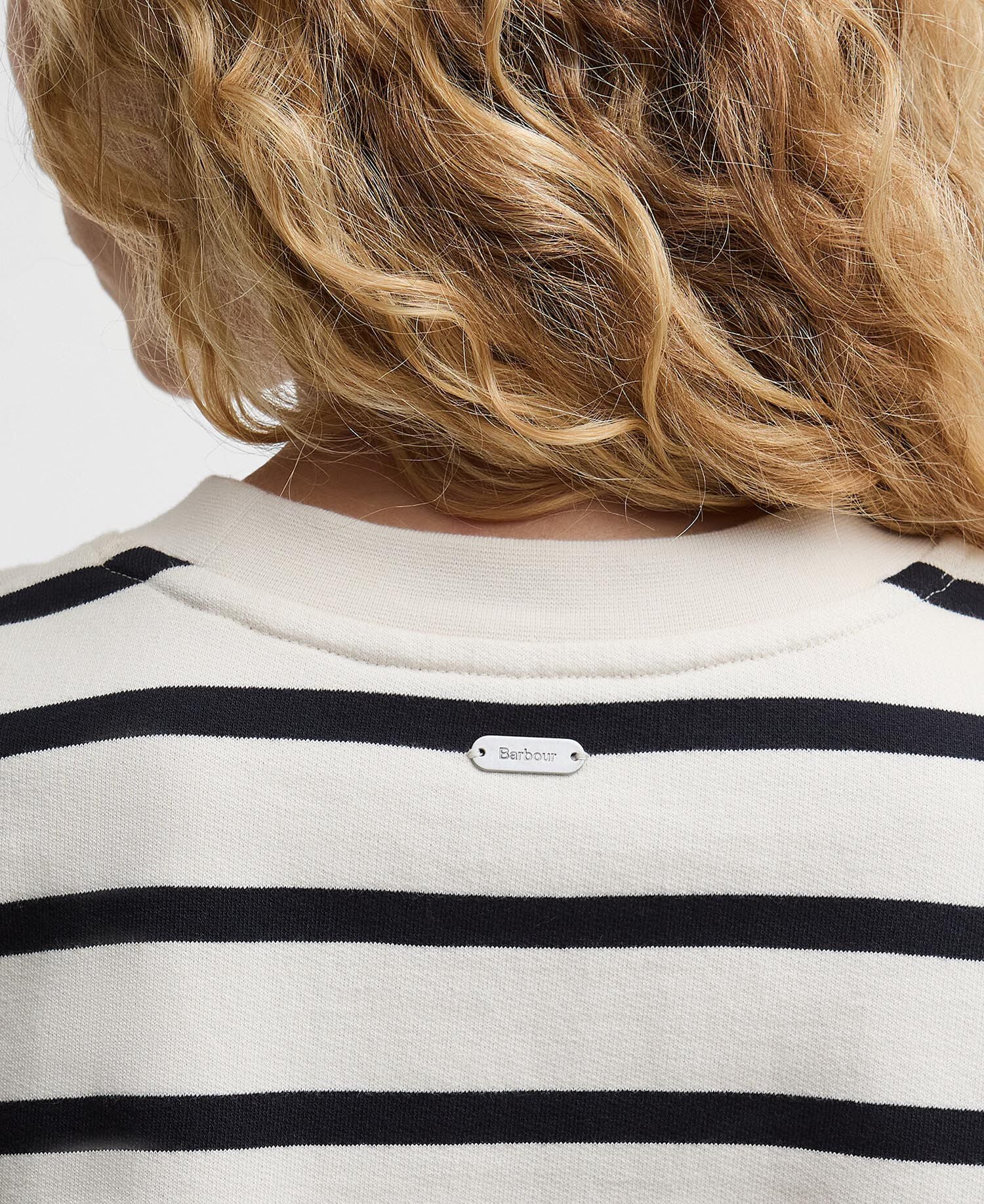 Sweatshirt Aylesby Striped Cloud/Dark Navy Stripe