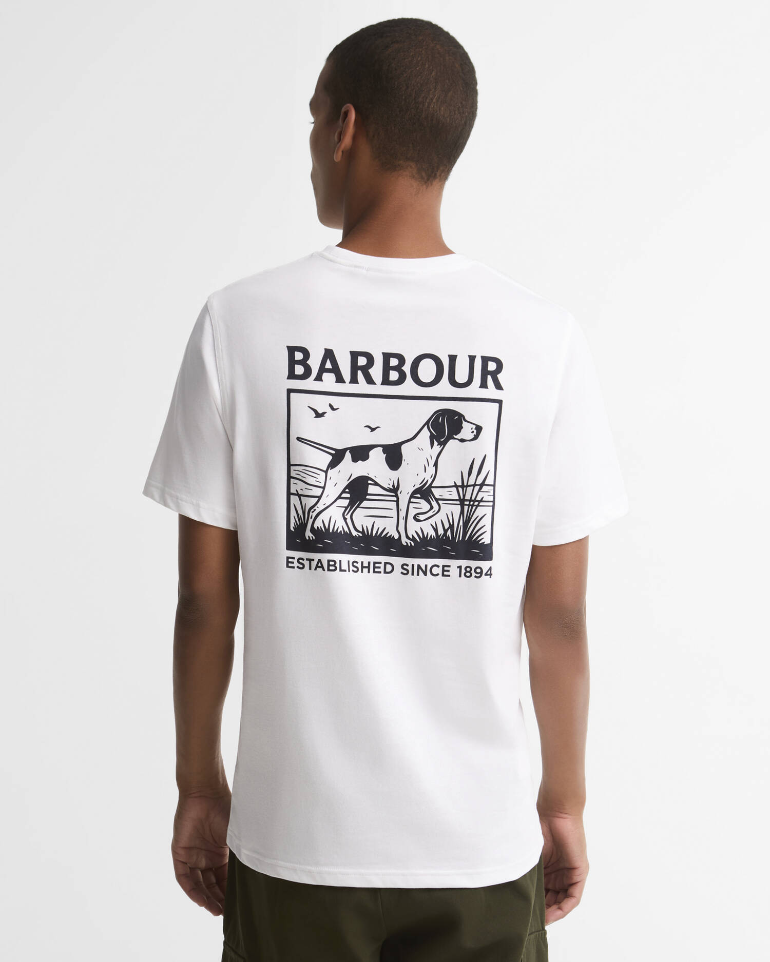 Setter Graphic Tailored T-shirt White image number 2