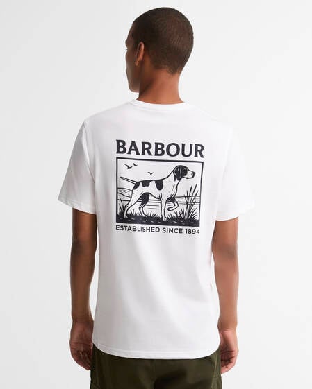 Setter Graphic Tailored T-shirt White