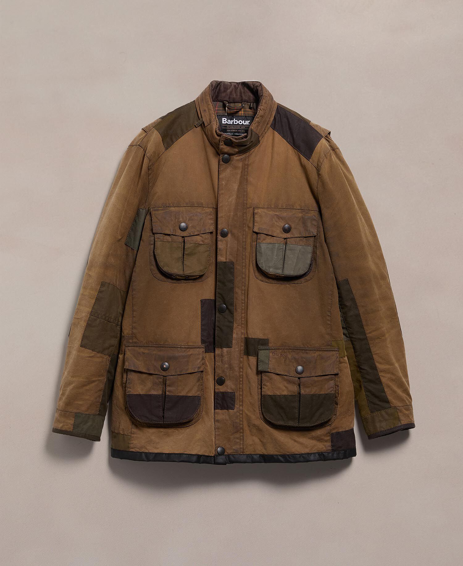 Barbour Re-loved Men's Corbridge Waxed Jacket - Size XL Olive