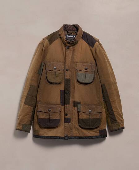 Barbour Re-loved Men's Corbridge Waxed Jacket - Size XL Olive