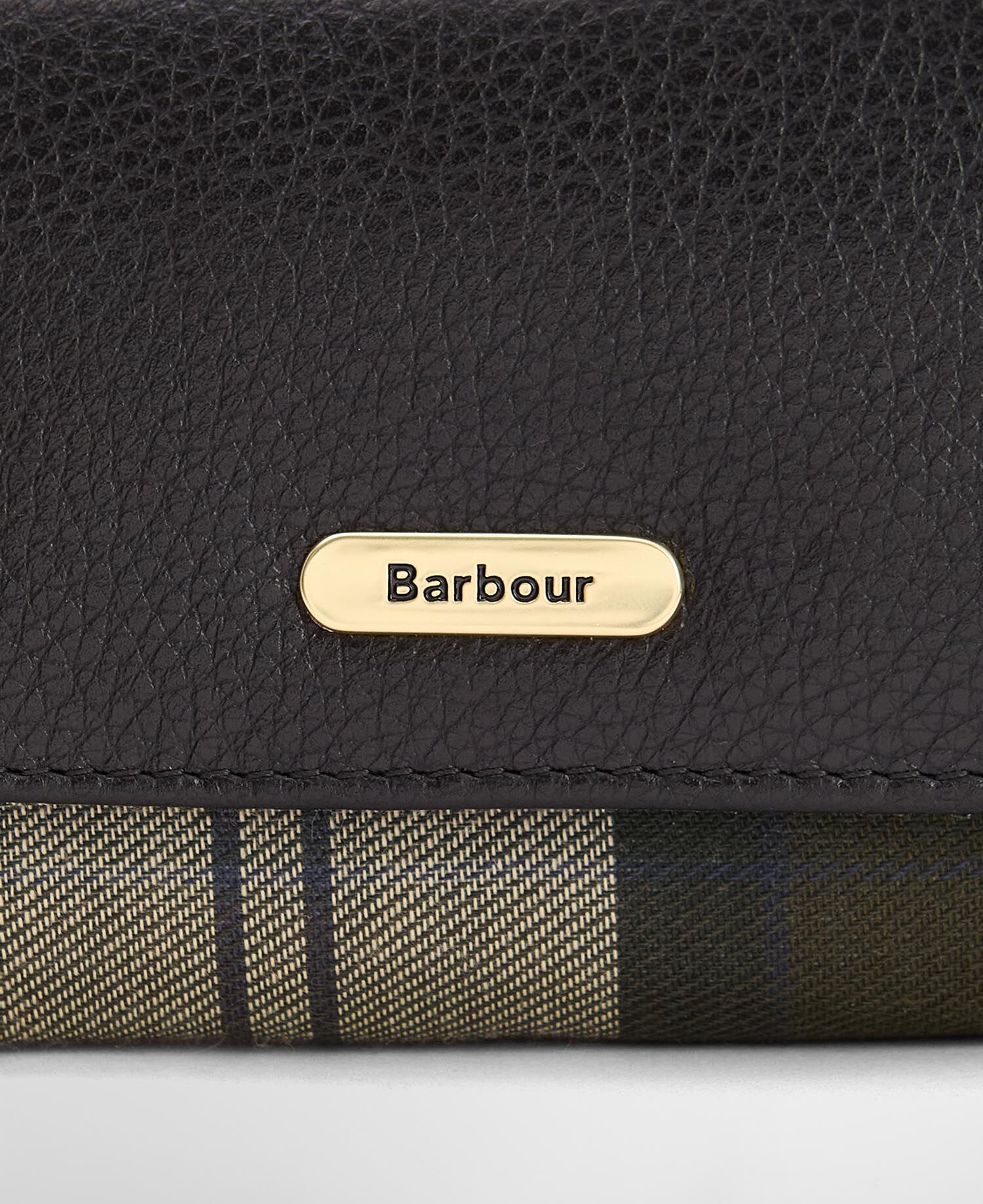 Rosa Leather French Purse Black/Ancient