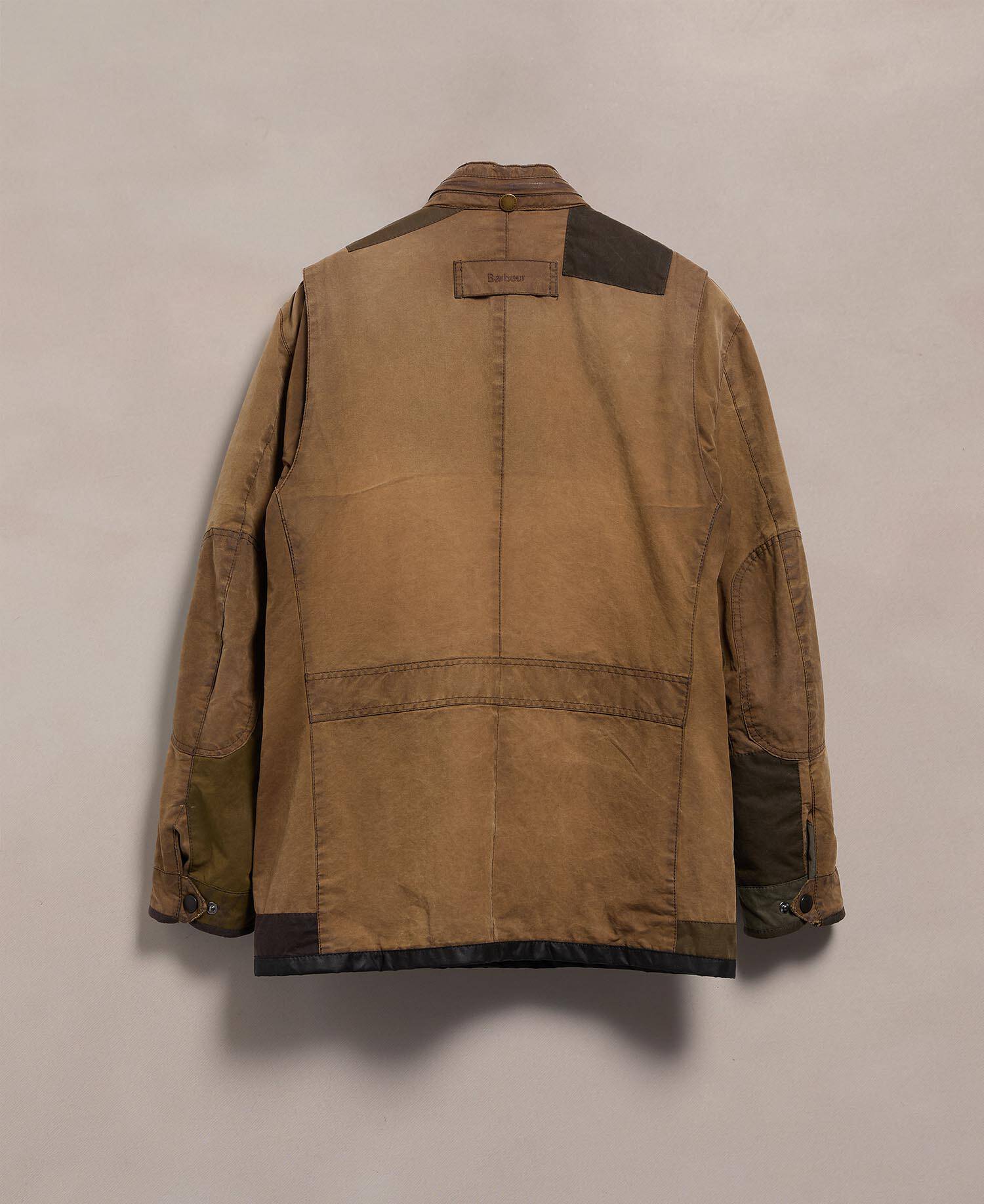Barbour Re-loved Men's Corbridge Waxed Jacket - Size XL Olive image number 2