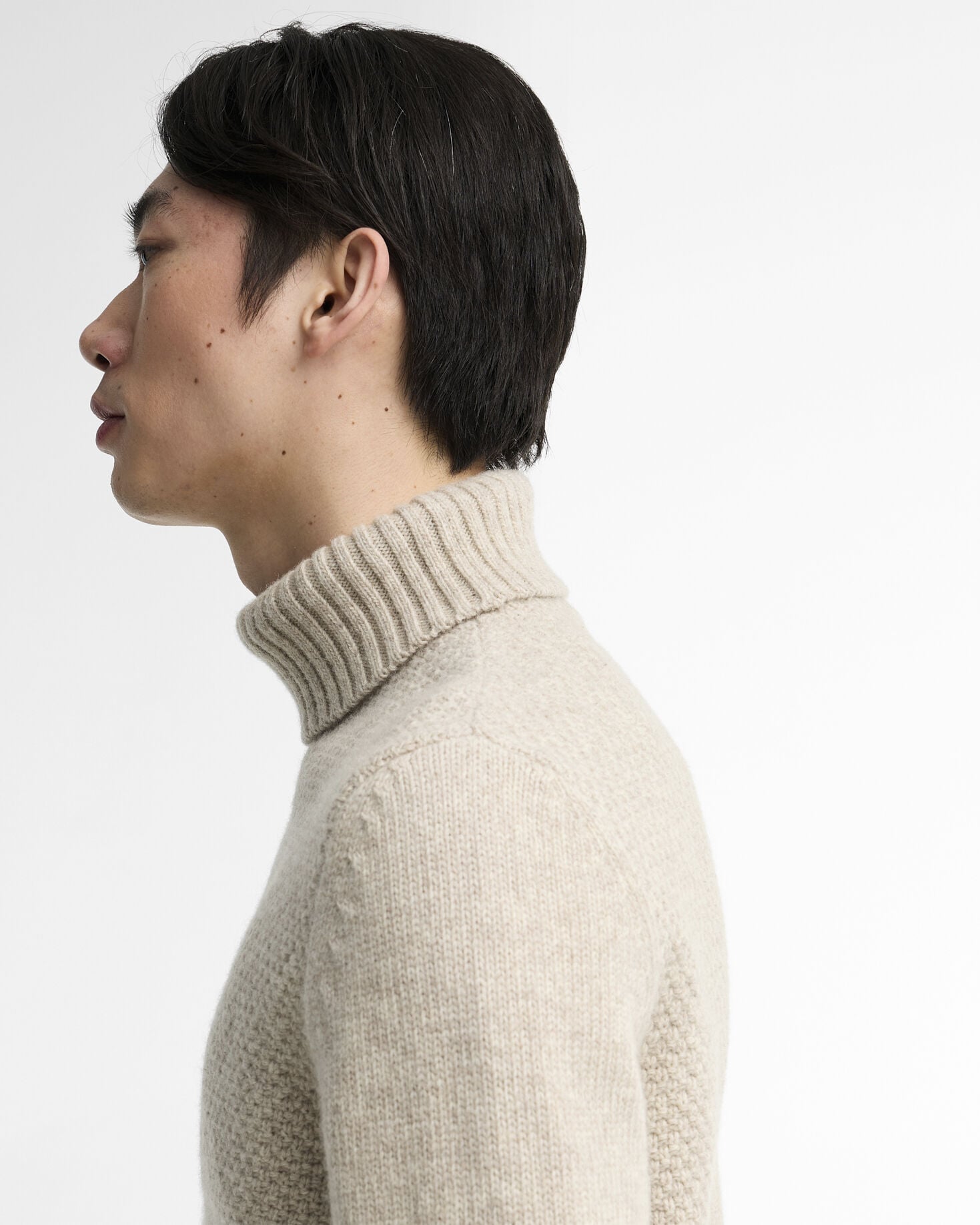 Northcliffe Submariner Rollneck Jumper Fog