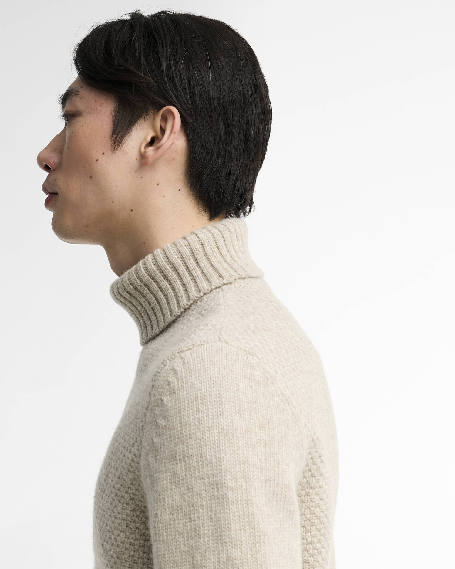 Northcliffe Submariner Rollneck Jumper Fog image number 3