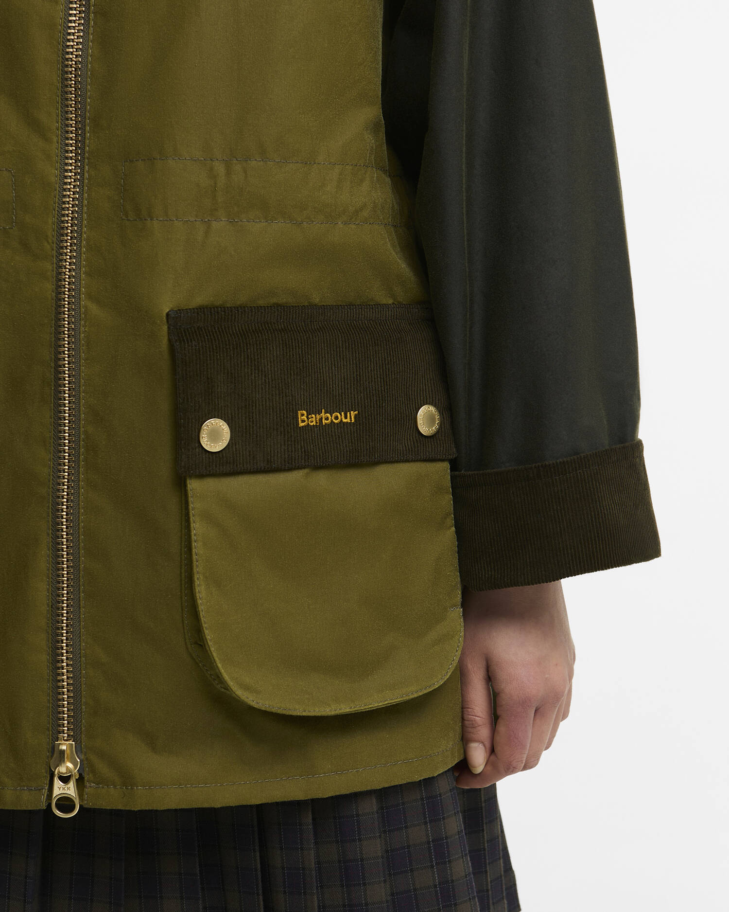 Treeton Waxed Jacket Golden Olive/Fern/Ancient image number 5