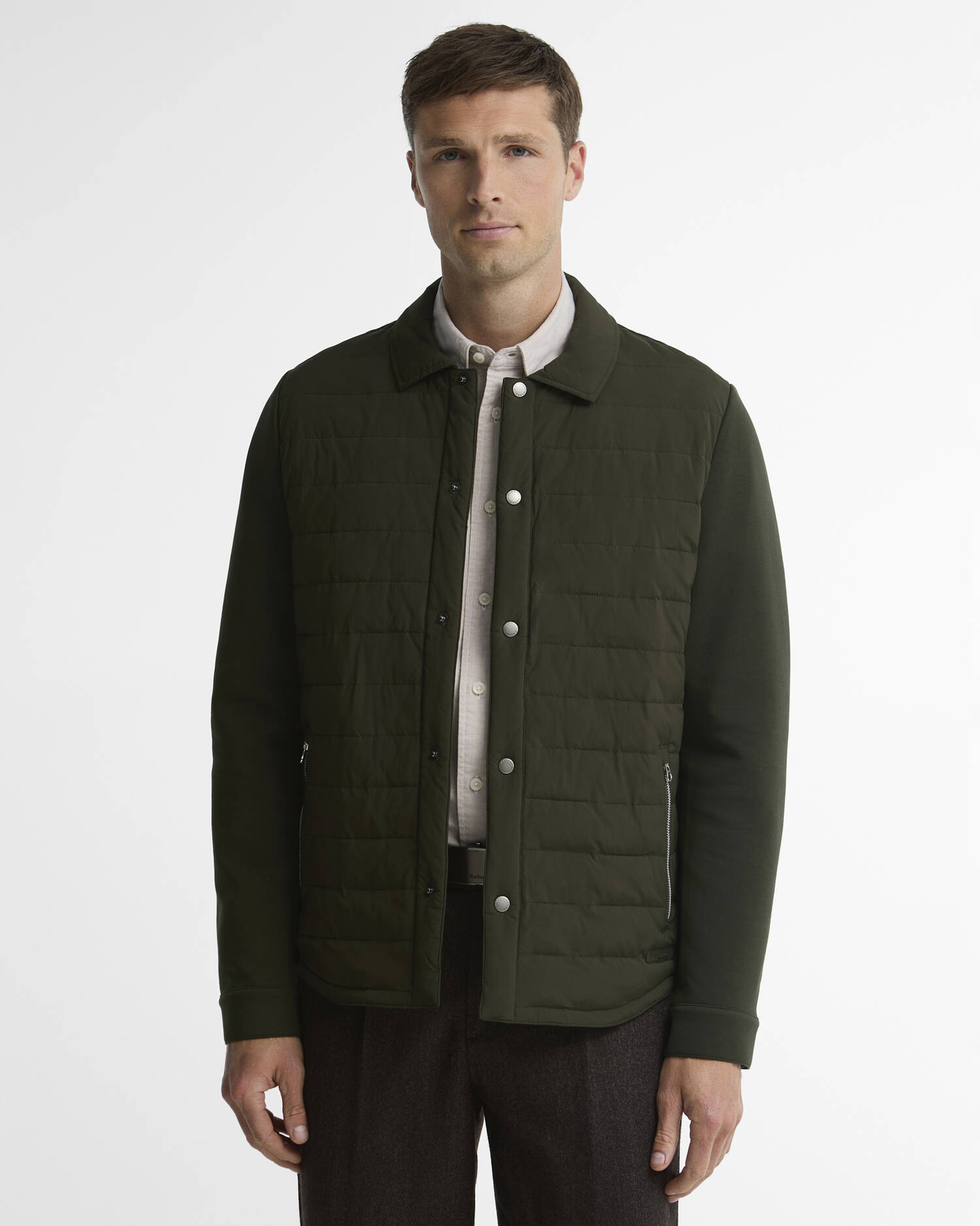 Knowle Quilted Sweatshirt Sage image number 0
