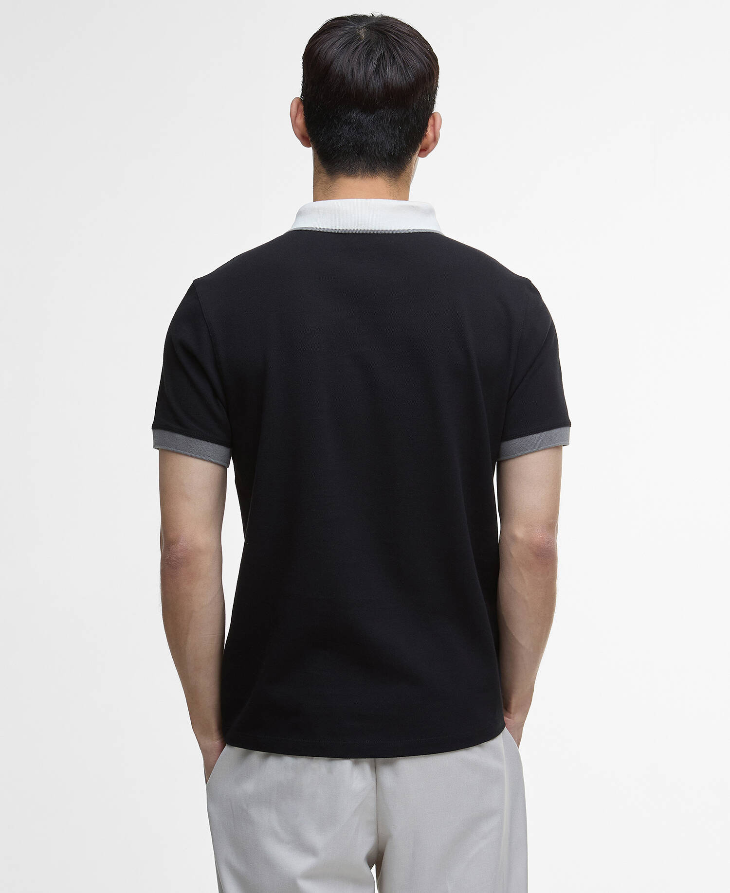 Howall Short-Sleeved Polo Shirt Classic Black image number 2