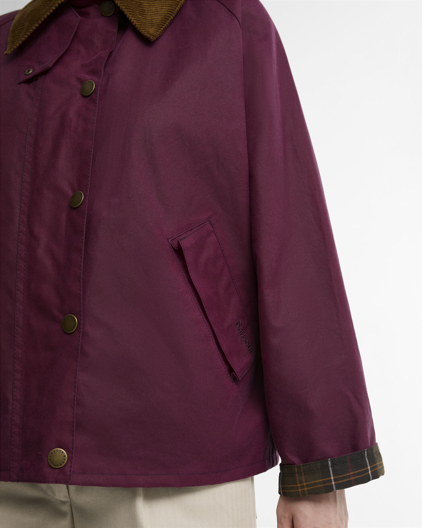 Women's Transport Waxed Jacket Wine/Classic