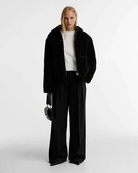 Ramona Fleece Jacket Black