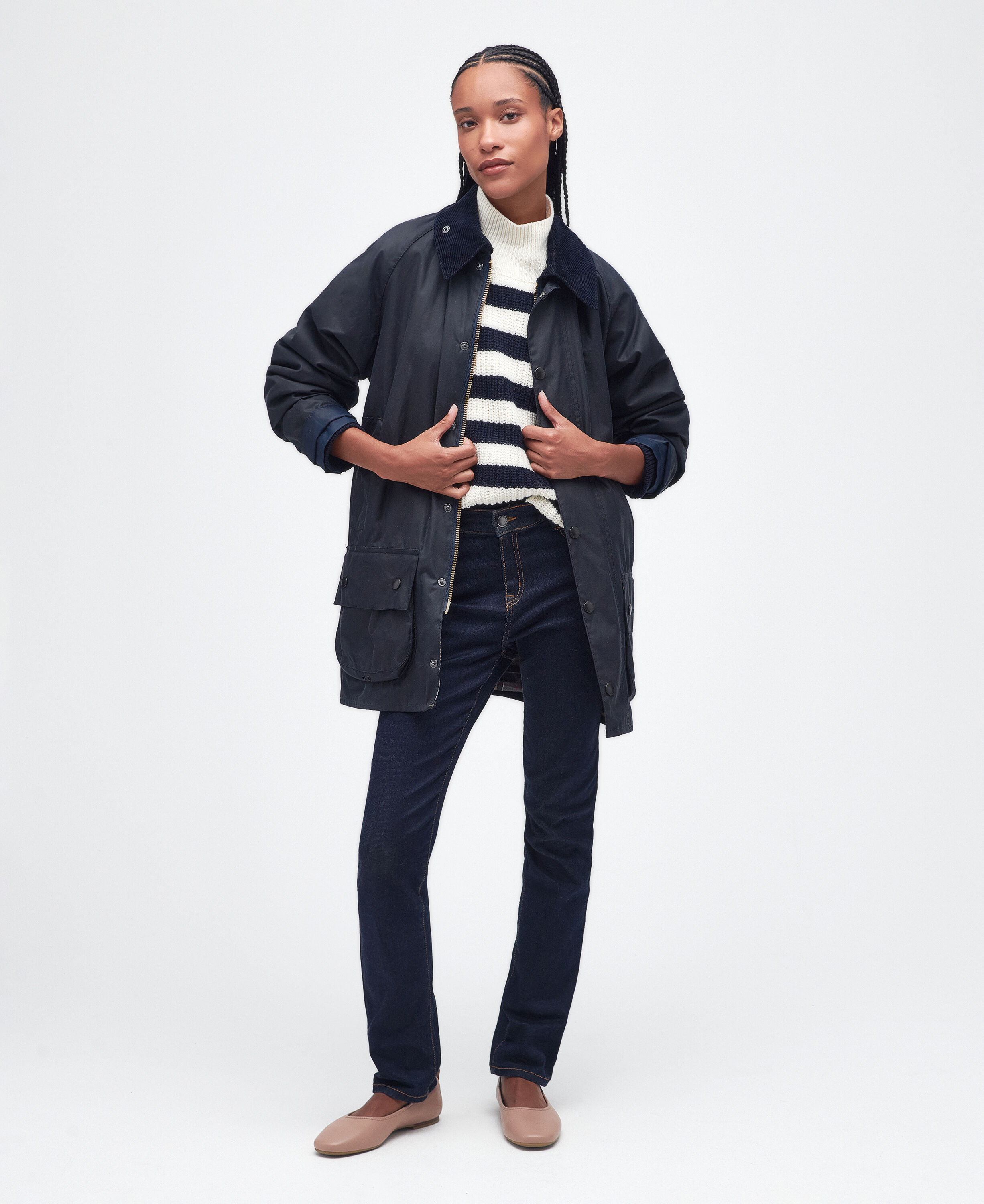 Barbour LIGHTWEIGHT BEAUFORT M ネイビー Buy Beaufort® Waxed Jacket for USD 435.00 | BARBOUR_US