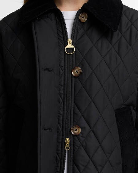 Giacca trapuntata Moira Black/Shadow Classic