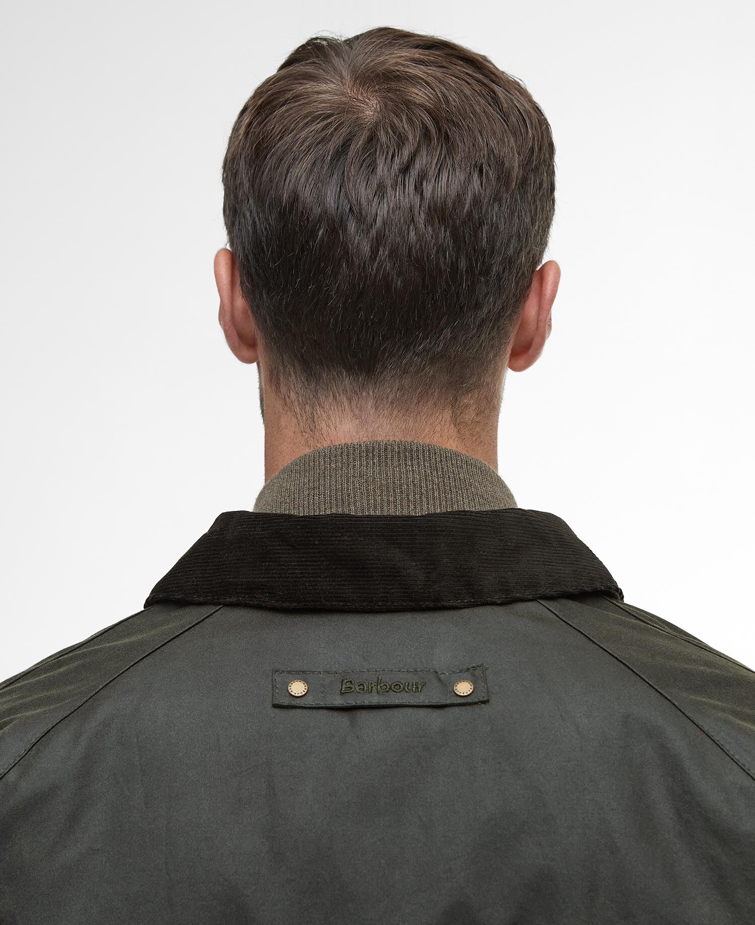 Impermeabile cerato corto Lorden Olive
