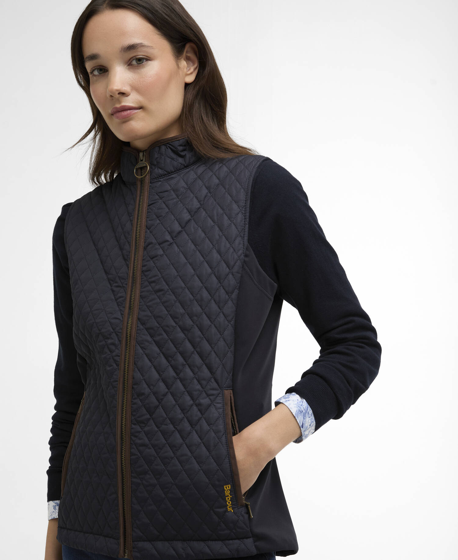 Gilet Basswood Dark Navy image number 3