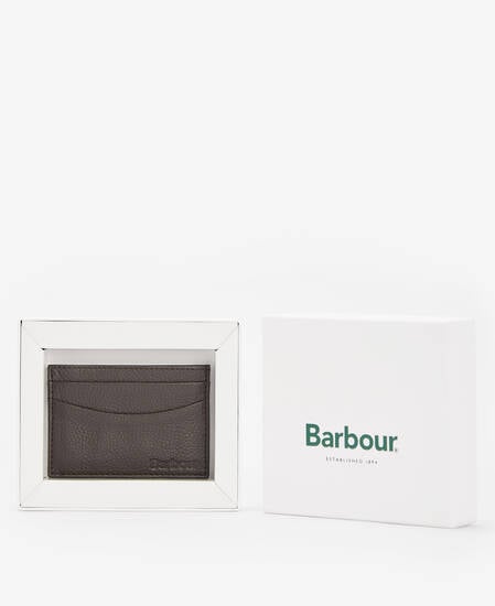 Amble Leather Card Holder Dark Brown
