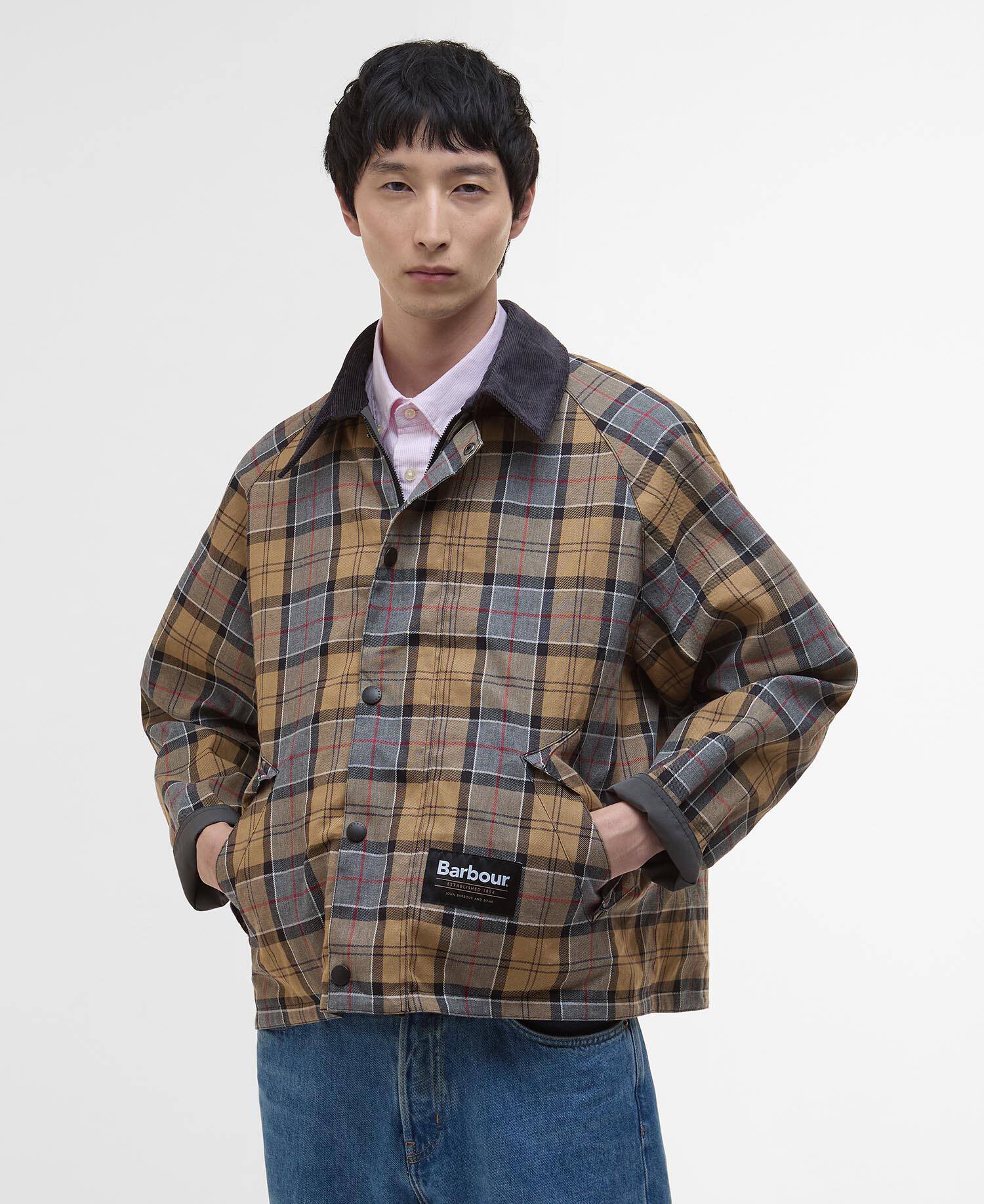 Oversized Reversible Transporter Jacket Asphalt Grey image number 5