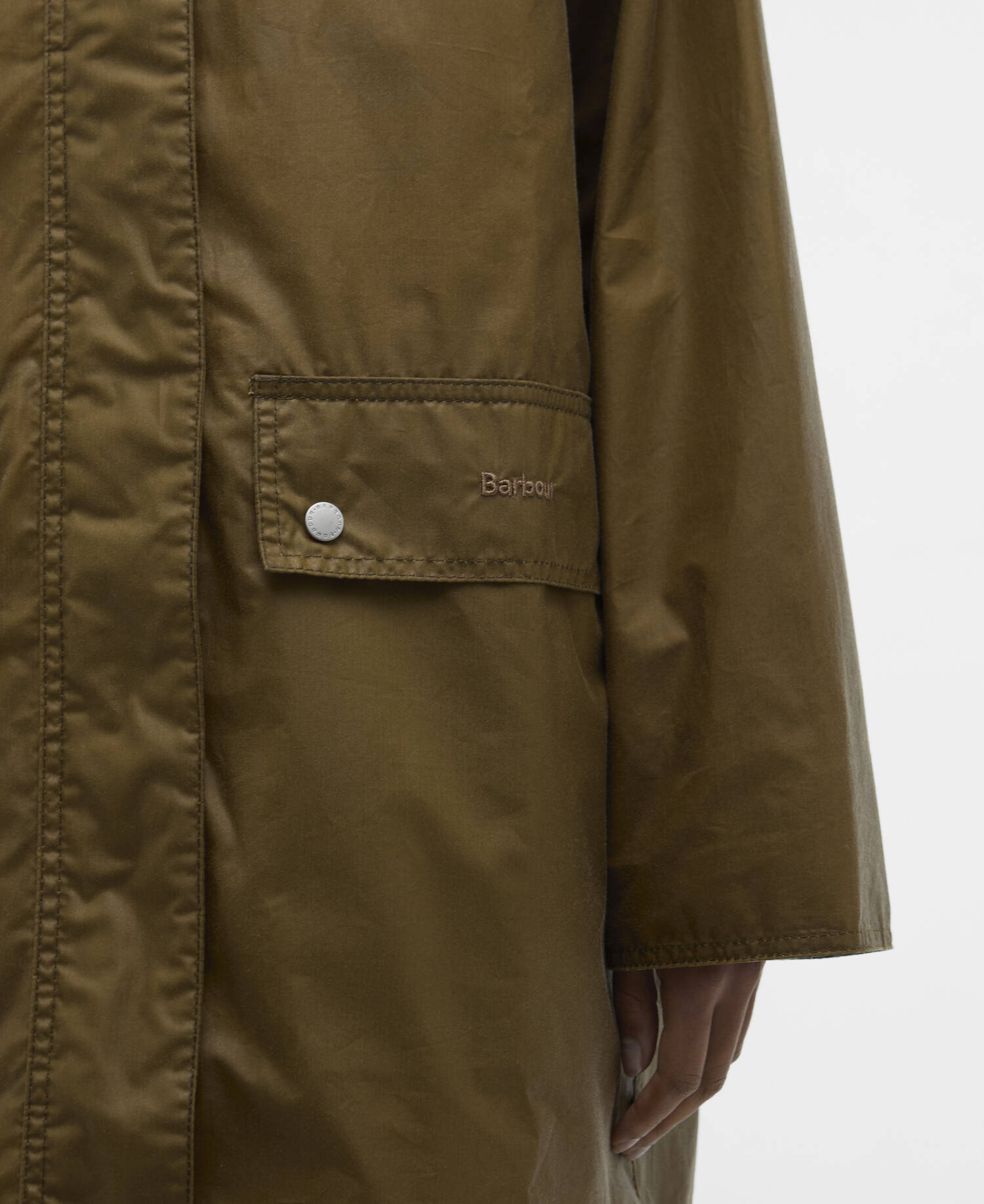Wren Waxed Jacket Sand/Navy Gingham Check image number 5