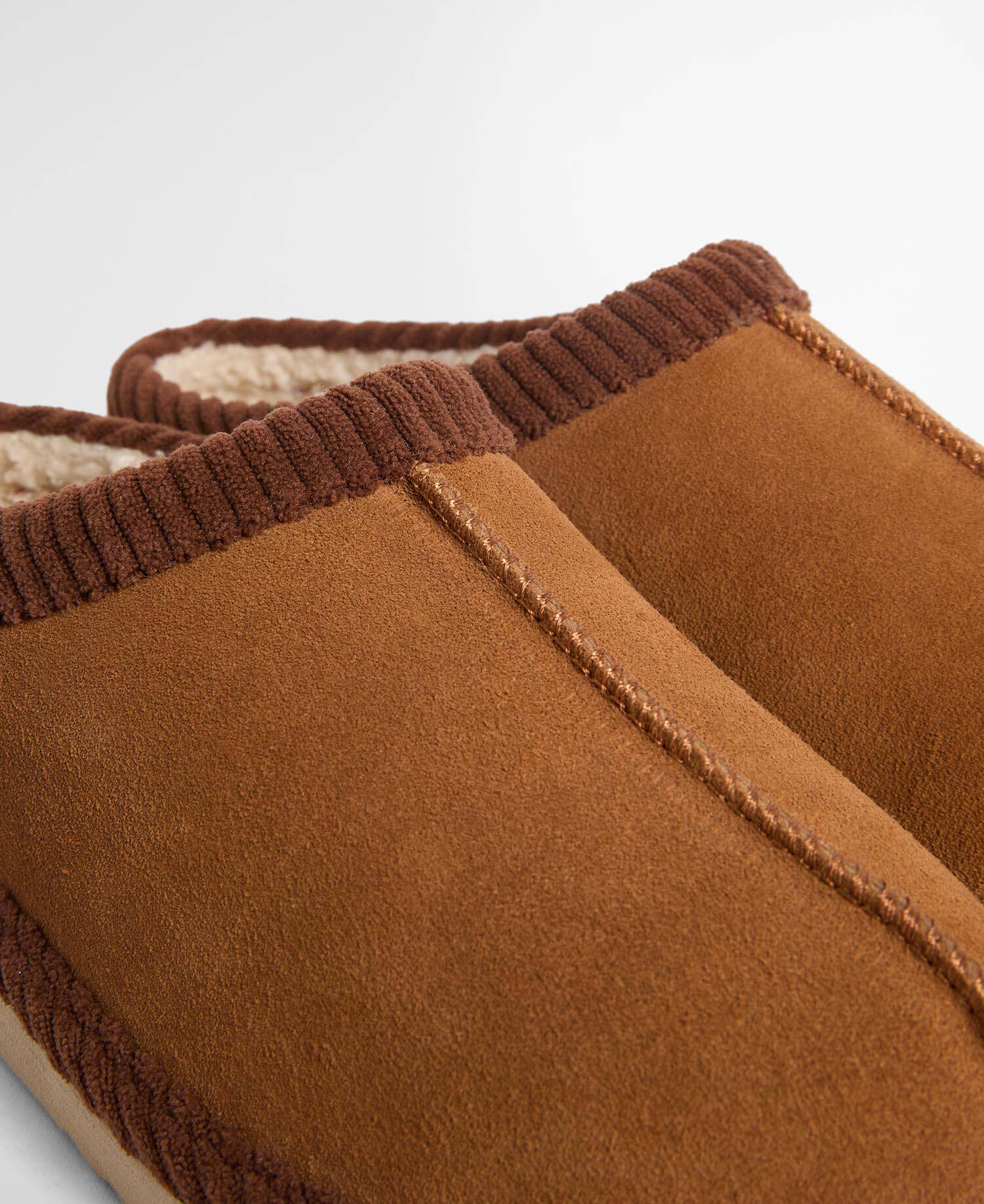 Barbour Hausschuhe Corbridge Tan Suede image number 3