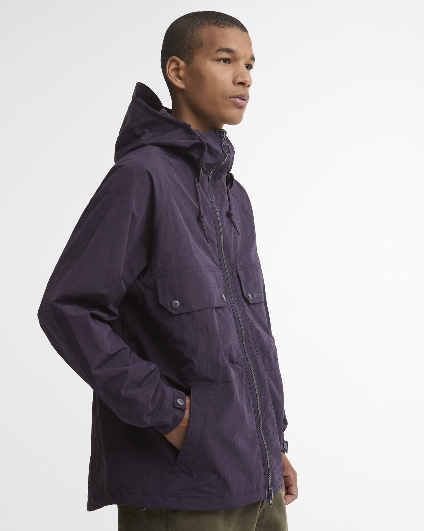 Re-Engineered Trows Showerproof Jacket Grape
