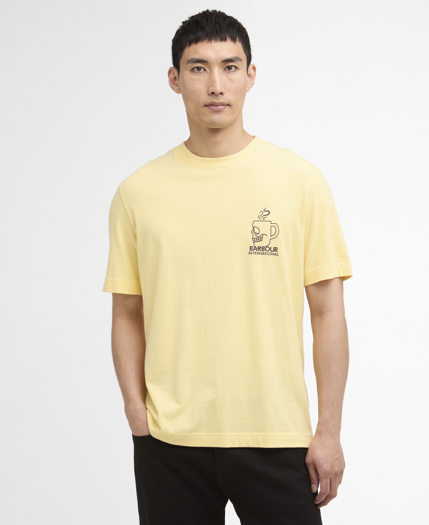 T-shirt con stampa Staithes Dusky Citron