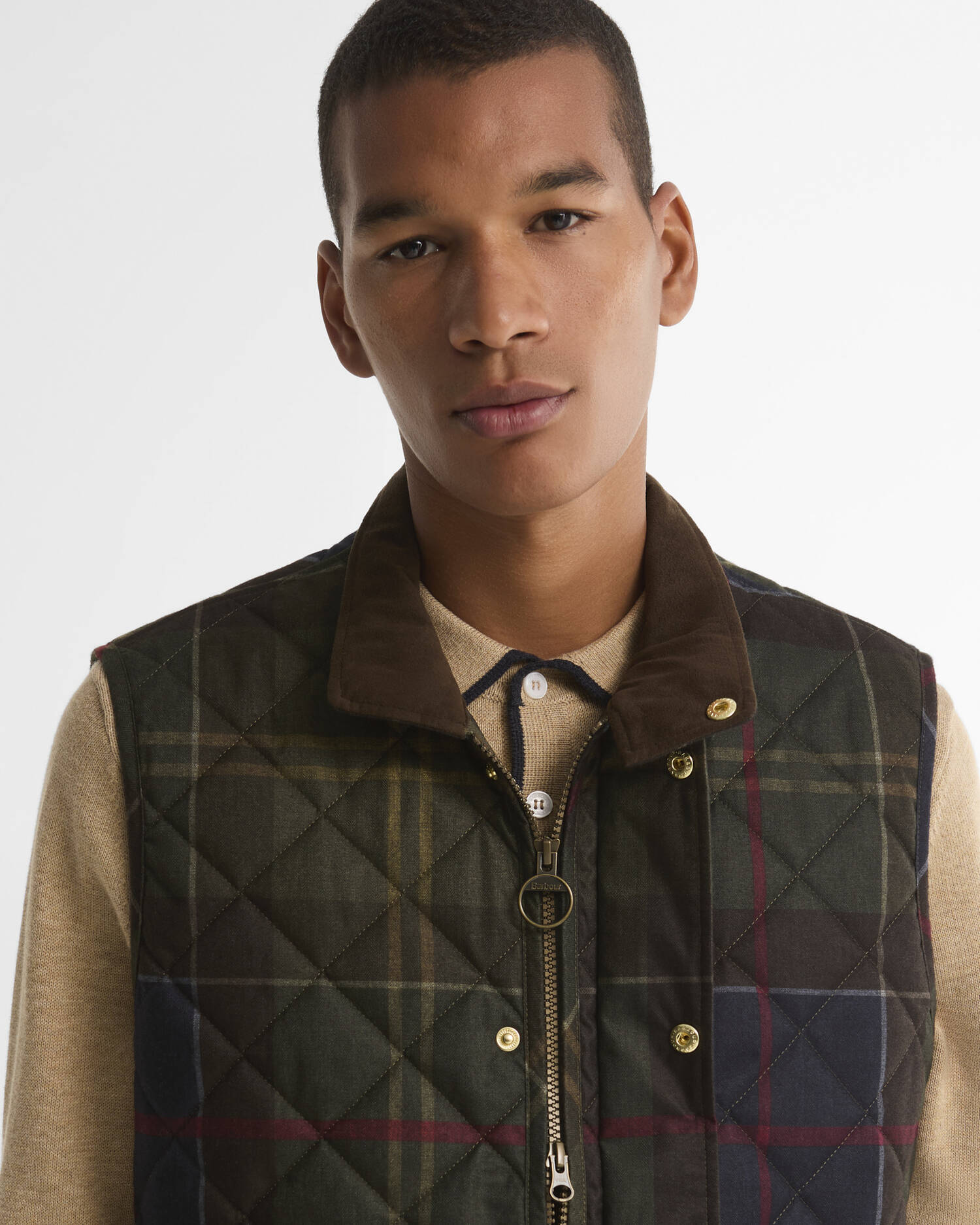 Icons Tartan Lowerdale Quilted Gilet Classic Tartan image number 3