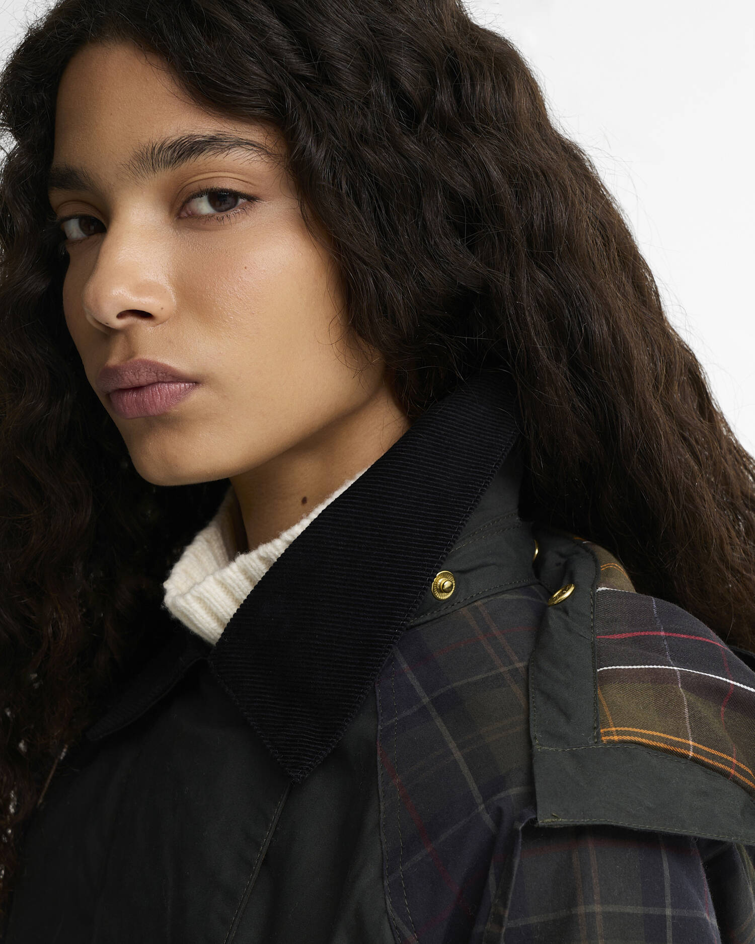 Giacca casual Elsie Shadow Classic/Dk Fern/Mixed Tartan image number 3