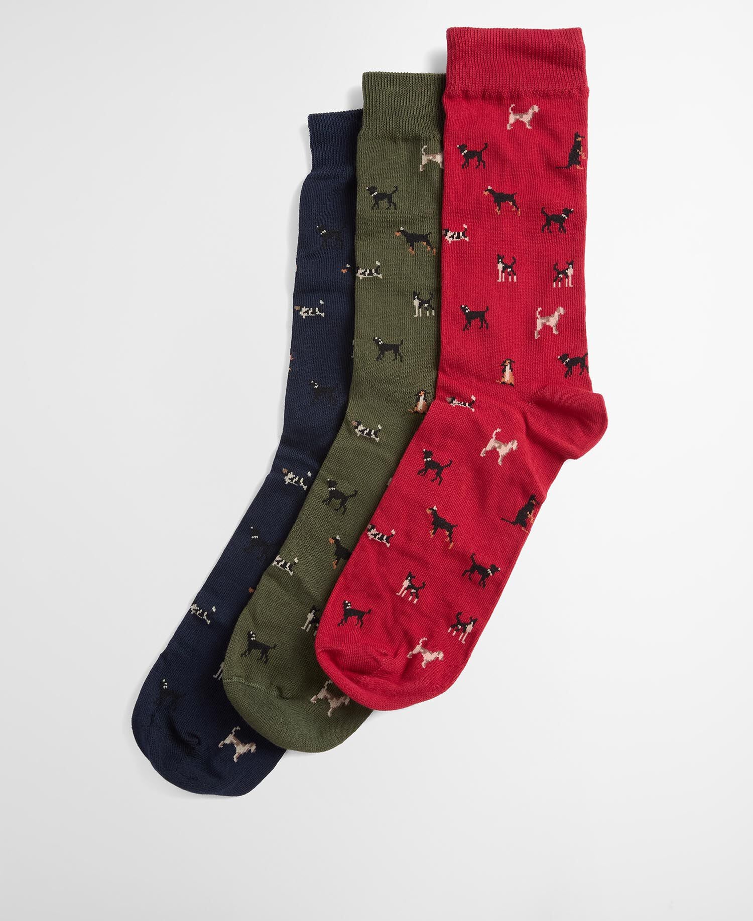 Dock Socks Gift Set Navy/Red/Green
