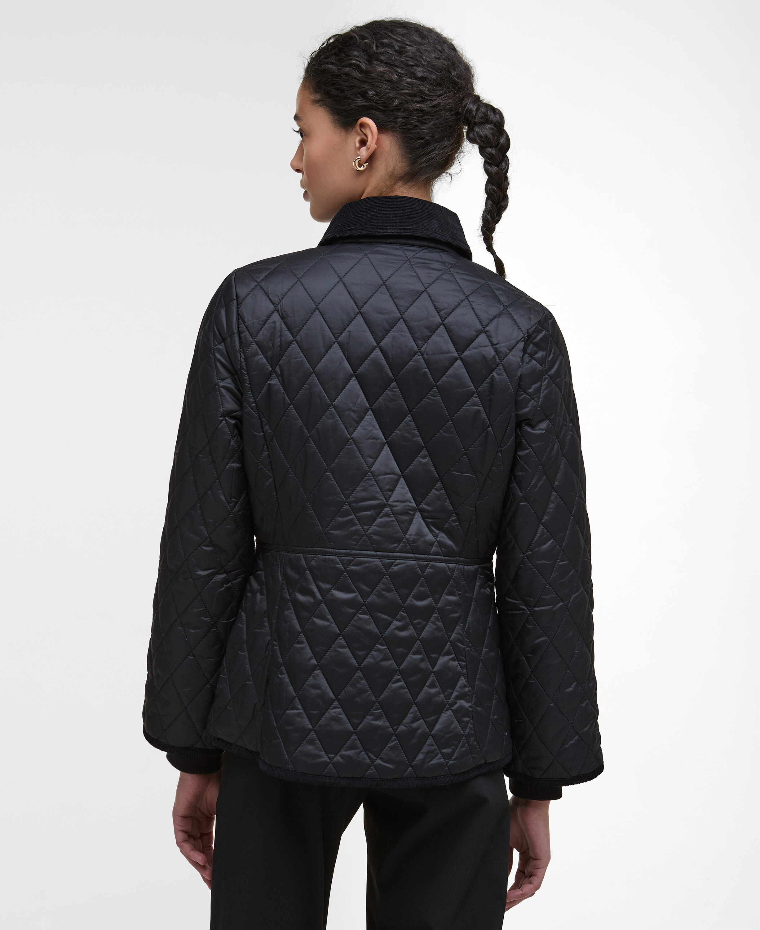 Beadnell Fitted Quilted Jacket Black/Classic