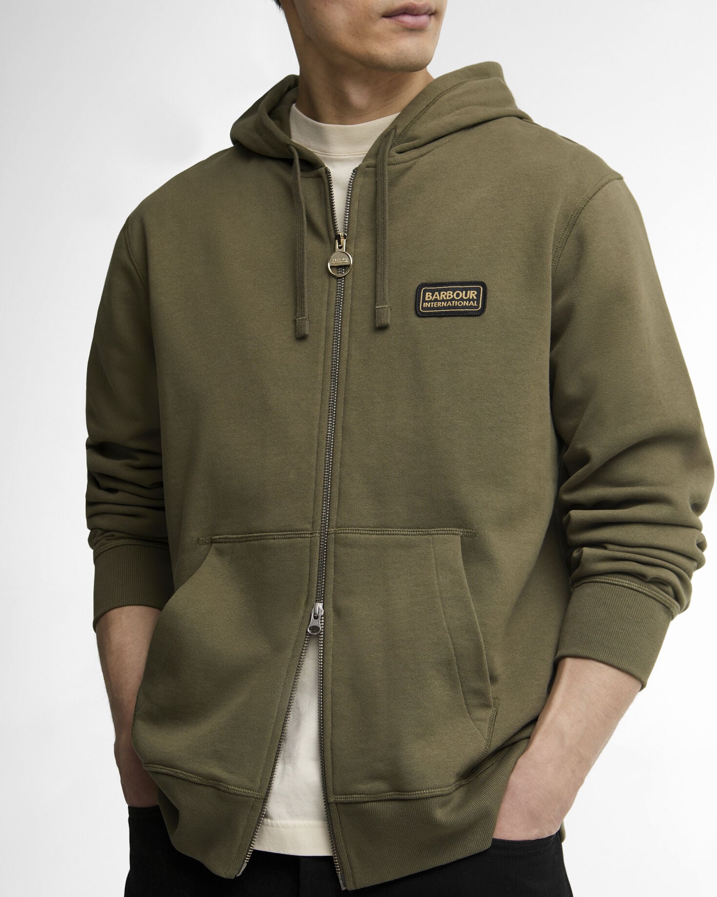 Hoodie Pull Graphic Mid Olive