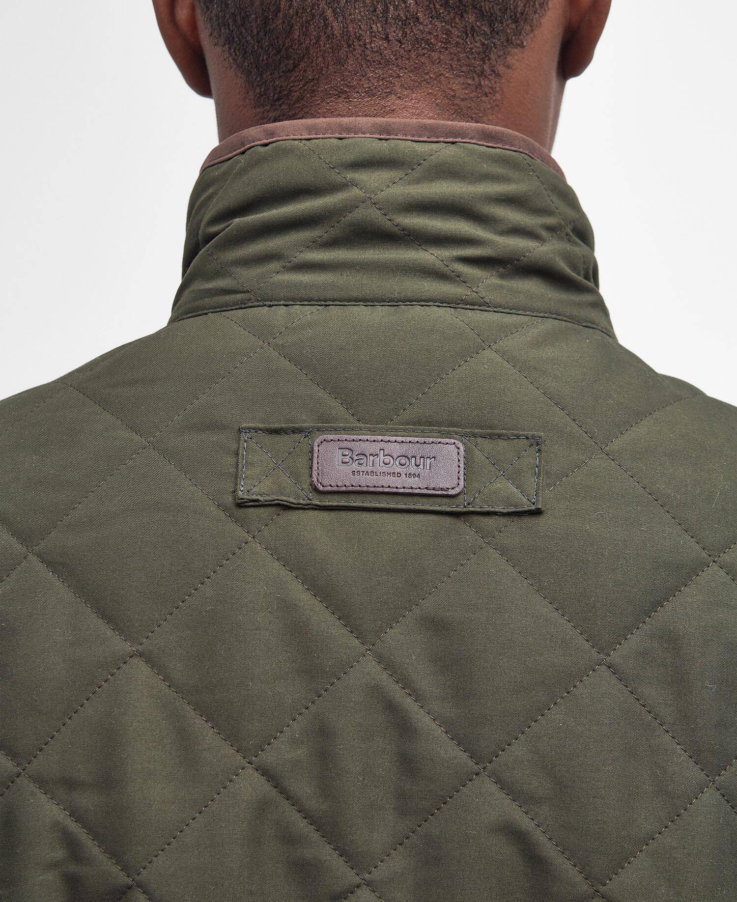 Shoverler Quilted Jacket Dark Olive image number 8
